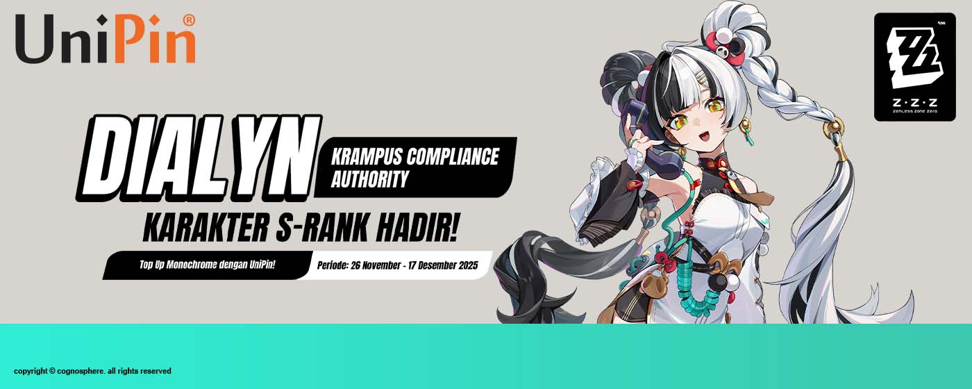 Zenless Zone Zero: Dialyn Hadir! Top Up Sekarang!